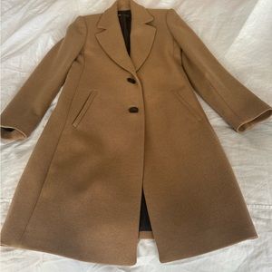 Zara tan wool coat